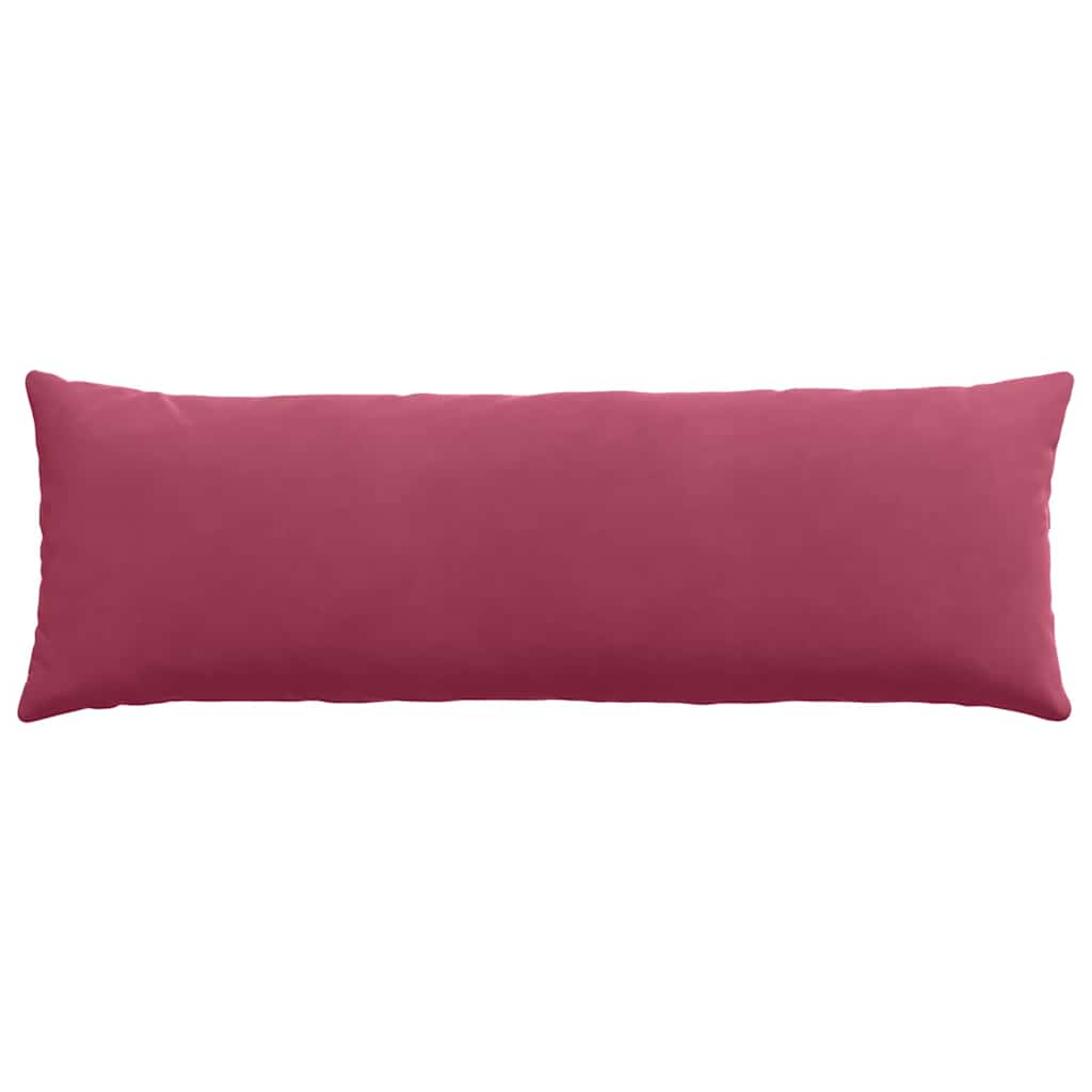 Sofakissen 2 Stück Weinrot 120 x 40 cm Cordstoff