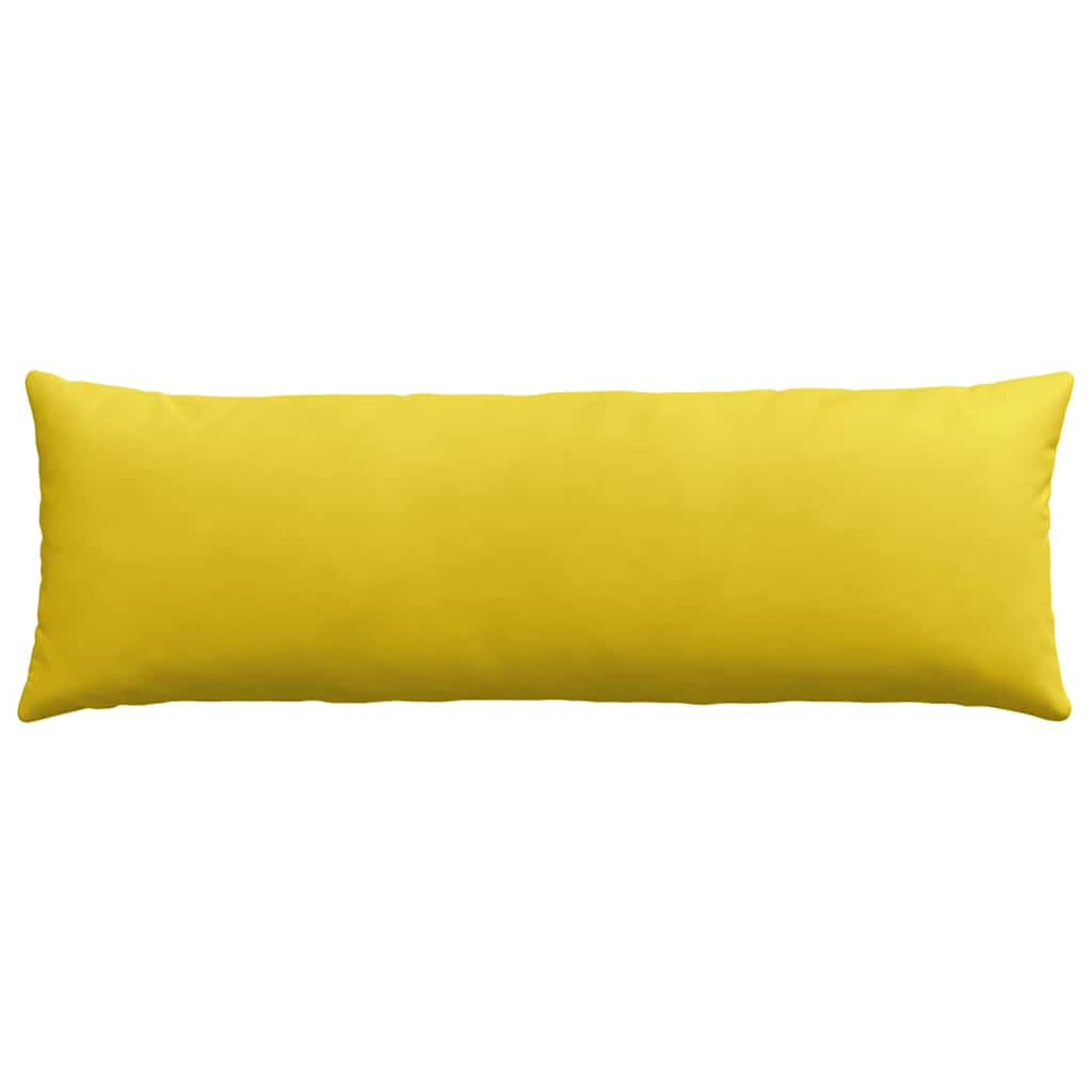 Sofakissen 2 Stück Gelb 120 x 40 cm Cordstoff