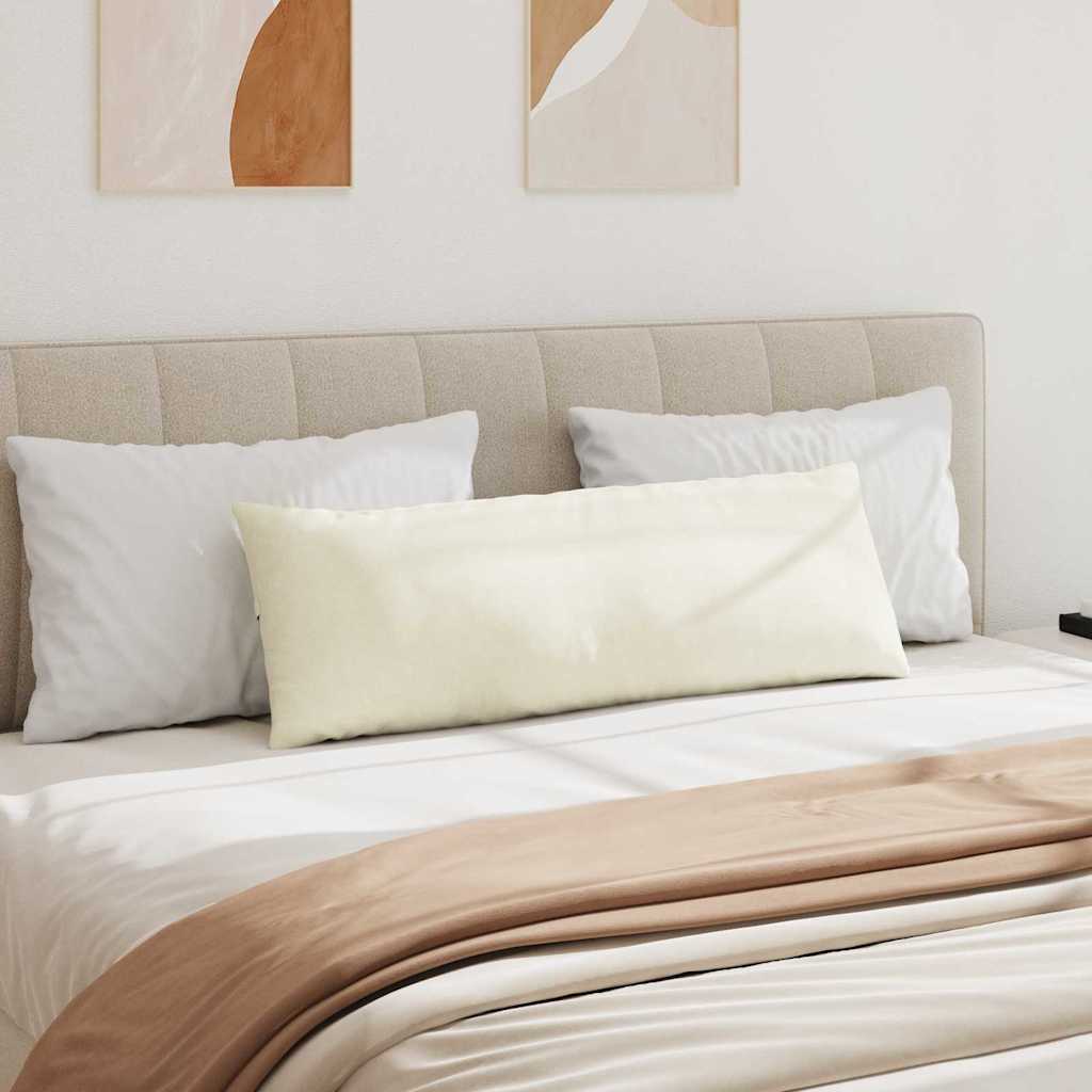 Sofakissen 2 Stück Creme 120 x 40 cm Cordstoff