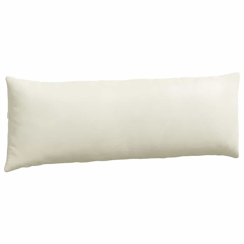 Sofakissen 2 Stück Creme 120 x 40 cm Cordstoff