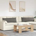 Sofakissen 2 Stück Hellgrau 120 x 40 cm Cordstoff