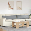 Sofakissen 2 pcs Hellgrau 145 x 40 cm Stoff