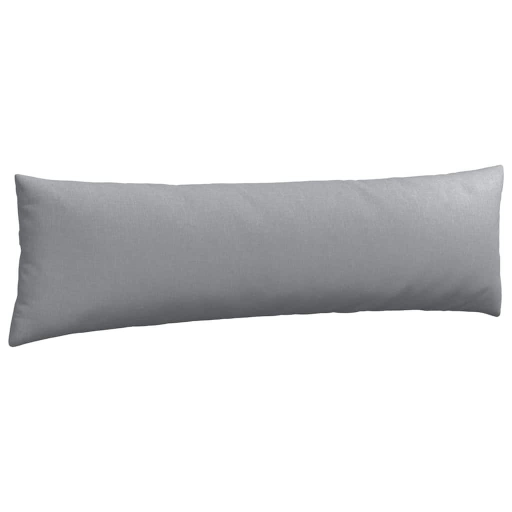 Sofakissen 2 pcs Hellgrau 145 x 40 cm Stoff