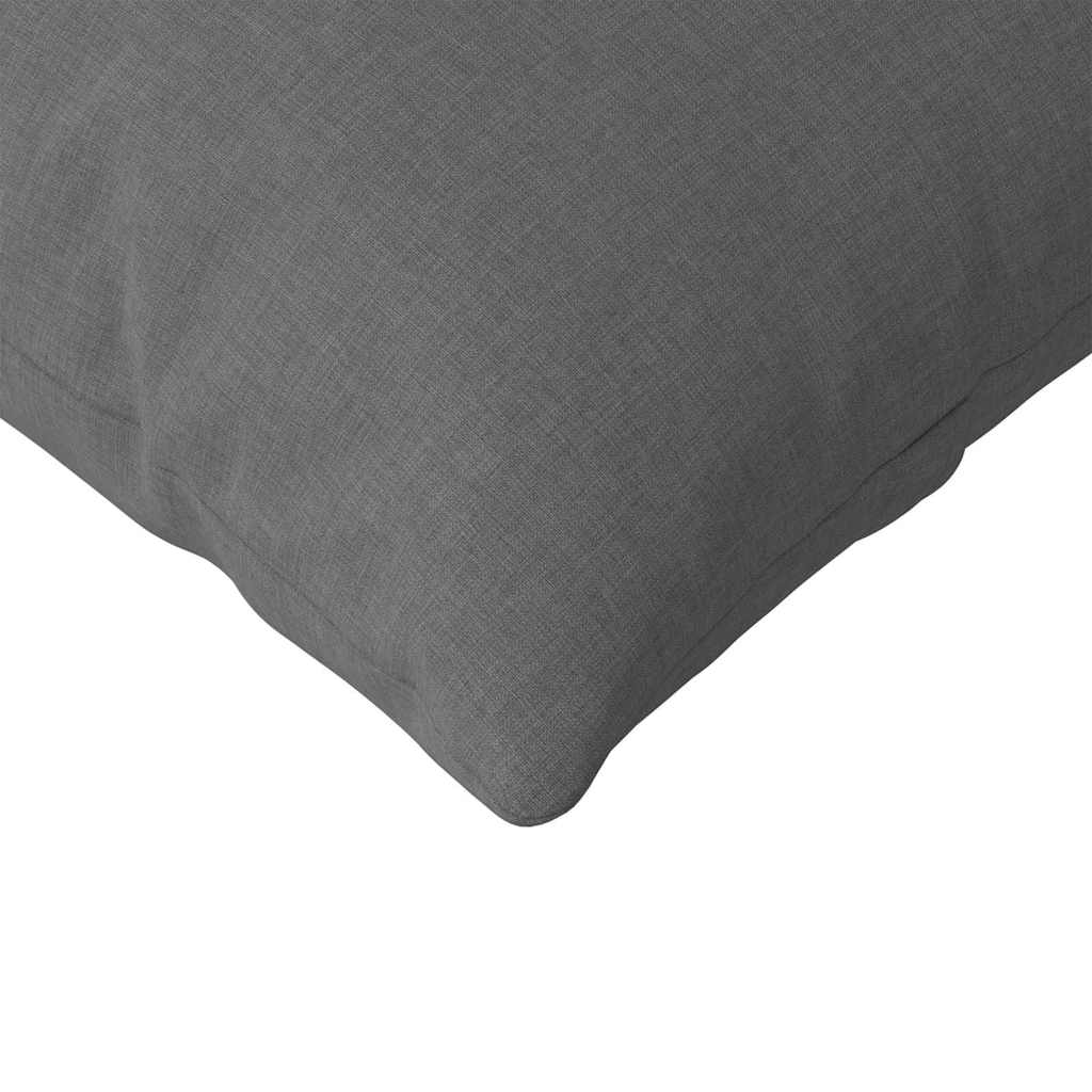 Sofakissen 2 pcs Dunkelgrau 145 x 40 cm Stoff