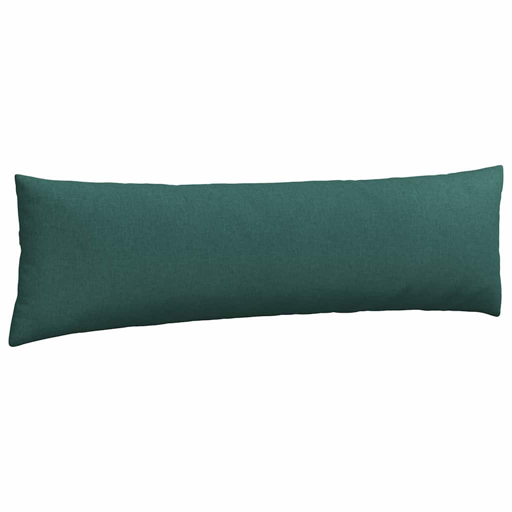Sofakissen 2 pcs Dunkelgrün 145 x 40 cm Stoff