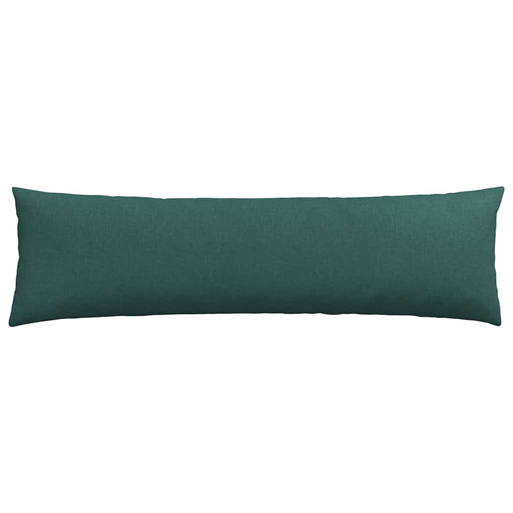 Sofakissen 2 pcs Dunkelgrün 145 x 40 cm Stoff