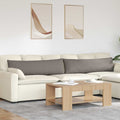 Sofakissen 2 pcs Taupe 145 x 40 cm Stoff