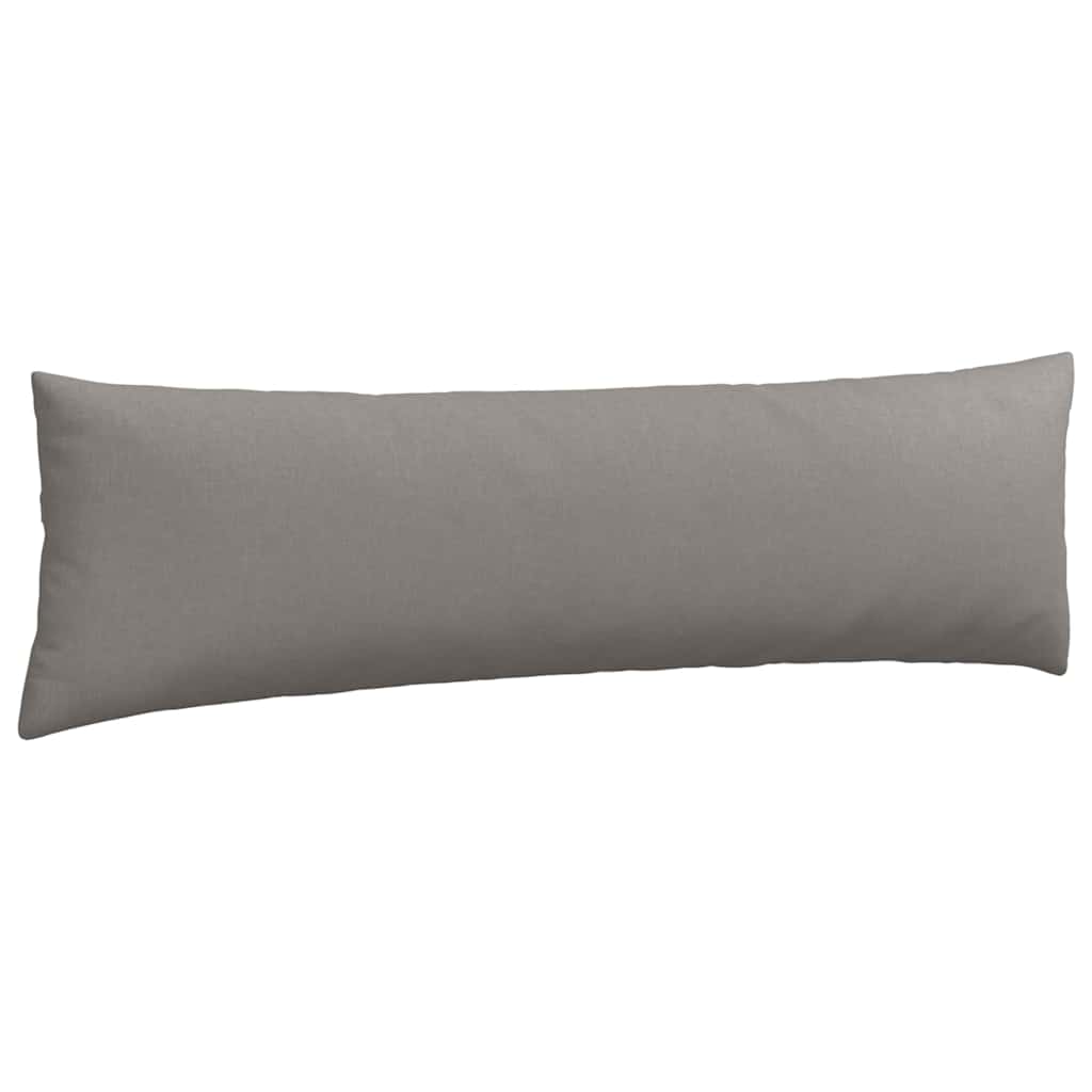 Sofakissen 2 pcs Taupe 145 x 40 cm Stoff