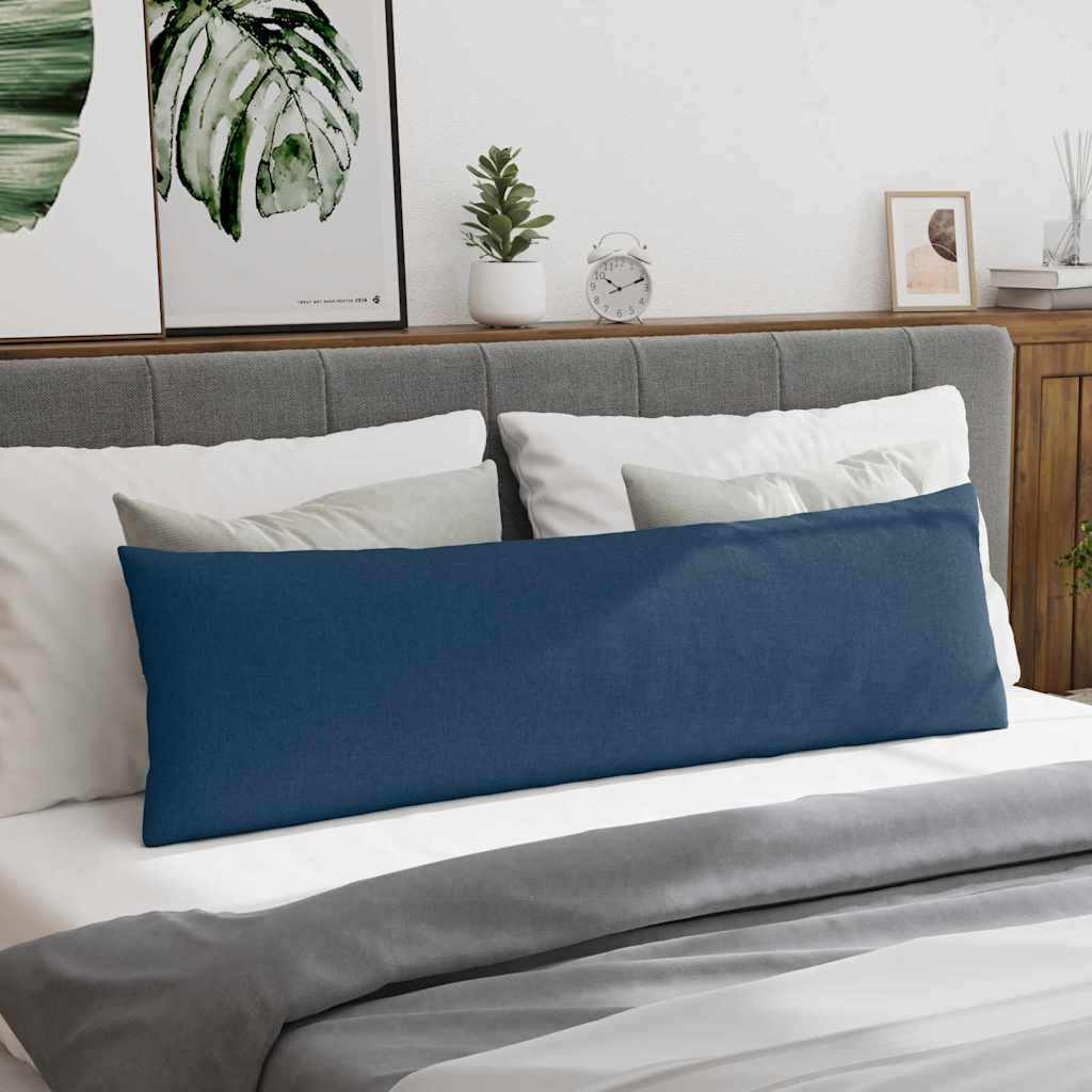Sofakissen 2 pcs Blau 145 x 40 cm Stoff