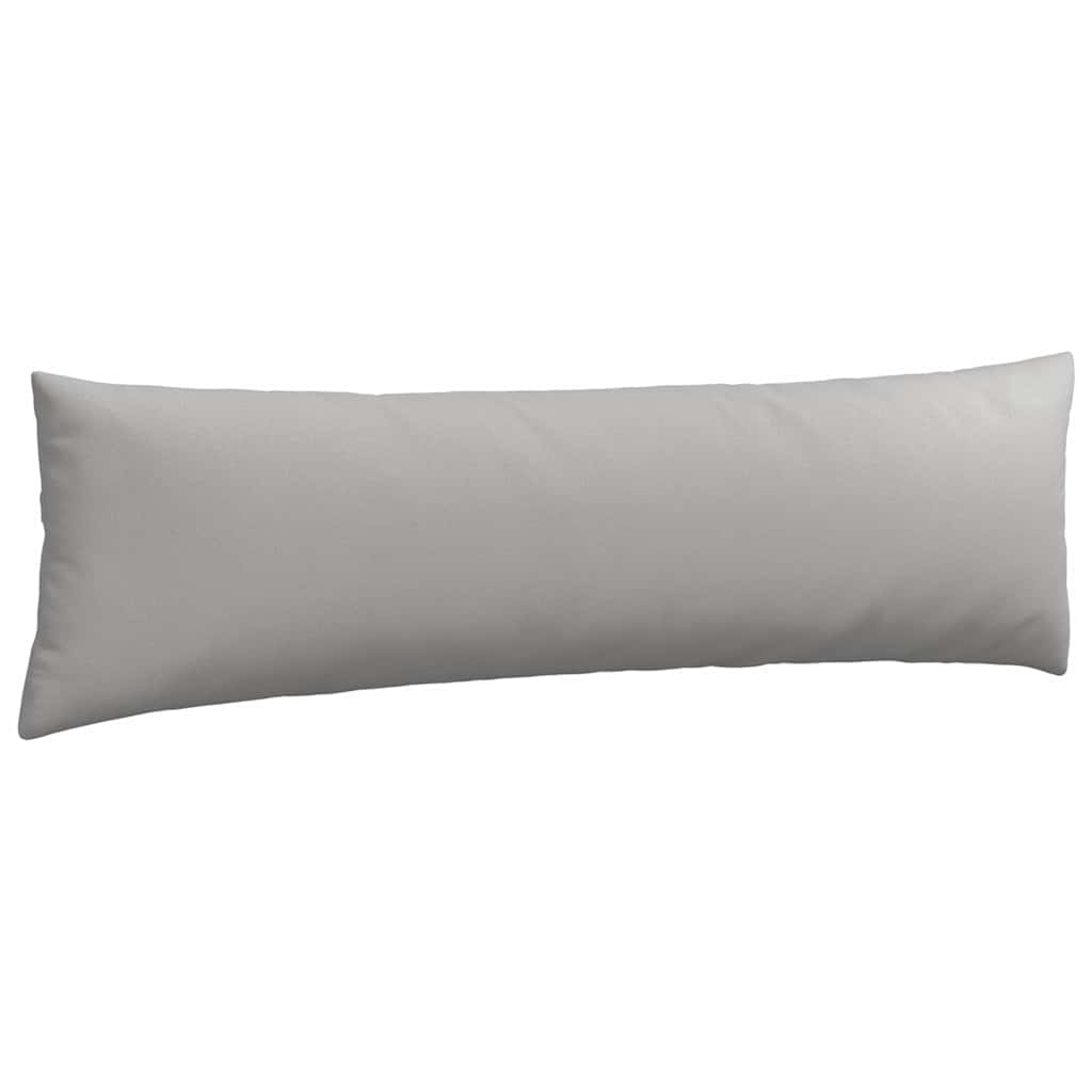 Sofakissen 2 pcs Wolkengrau 145 x 40 cm Stoff