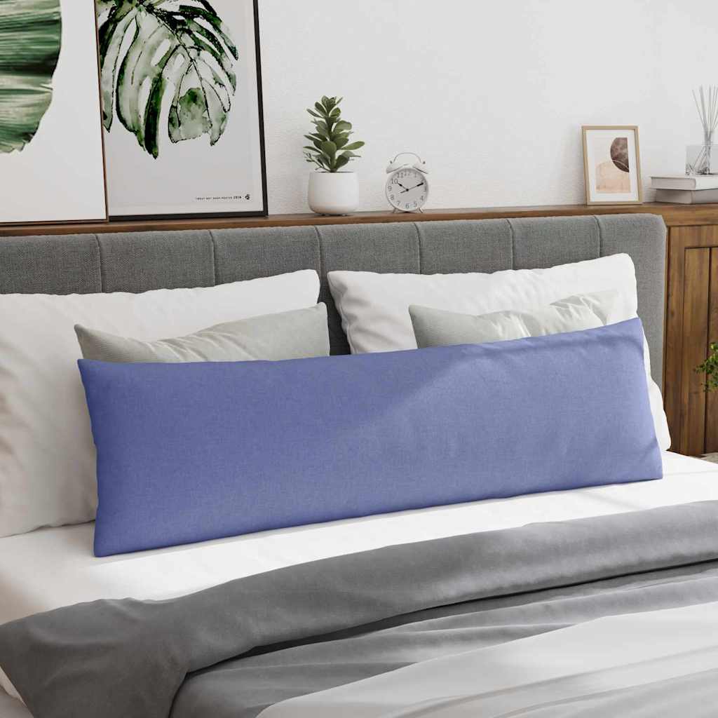 Sofakissen 2 pcs Jeans blau 145 x 40 cm Stoff