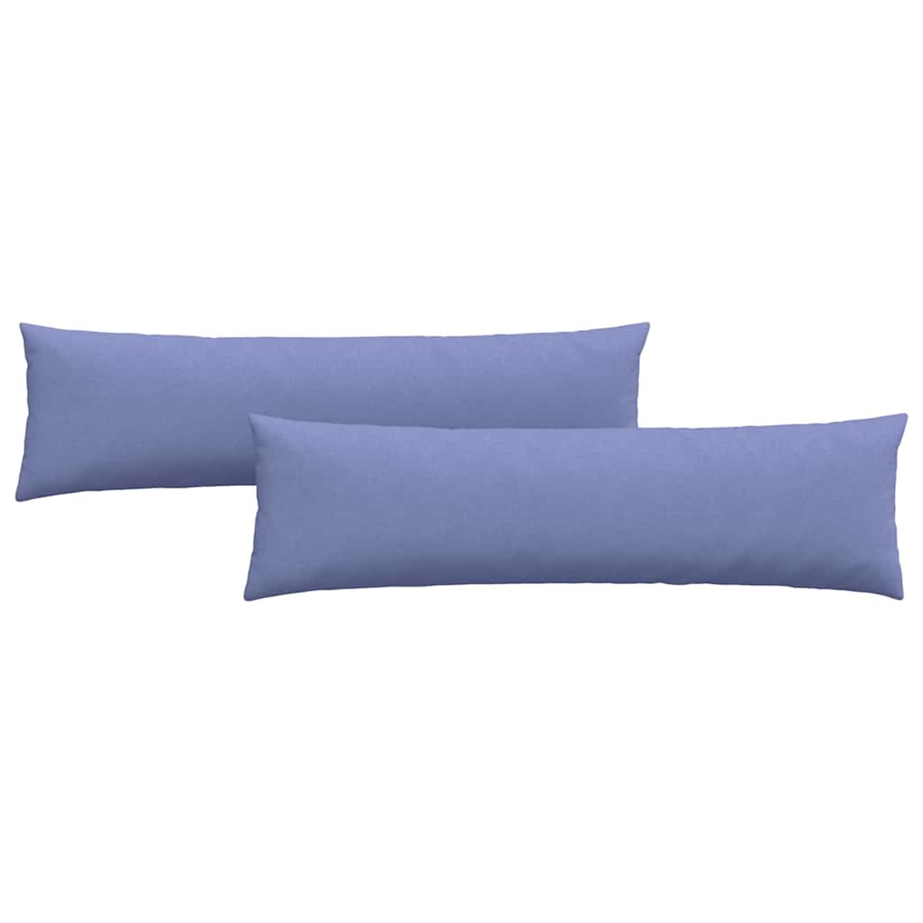 Sofakissen 2 pcs Jeans blau 145 x 40 cm Stoff