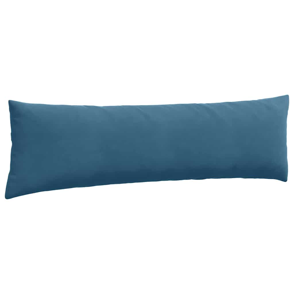 Sofakissen 2 Stück Blau 145 x 40 cm Cordstoff