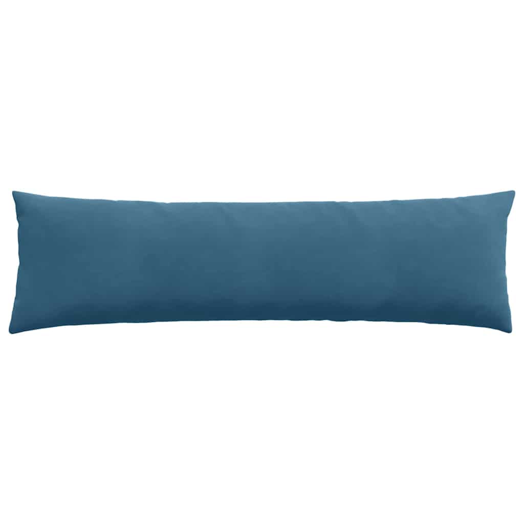 Sofakissen 2 Stück Blau 145 x 40 cm Cordstoff
