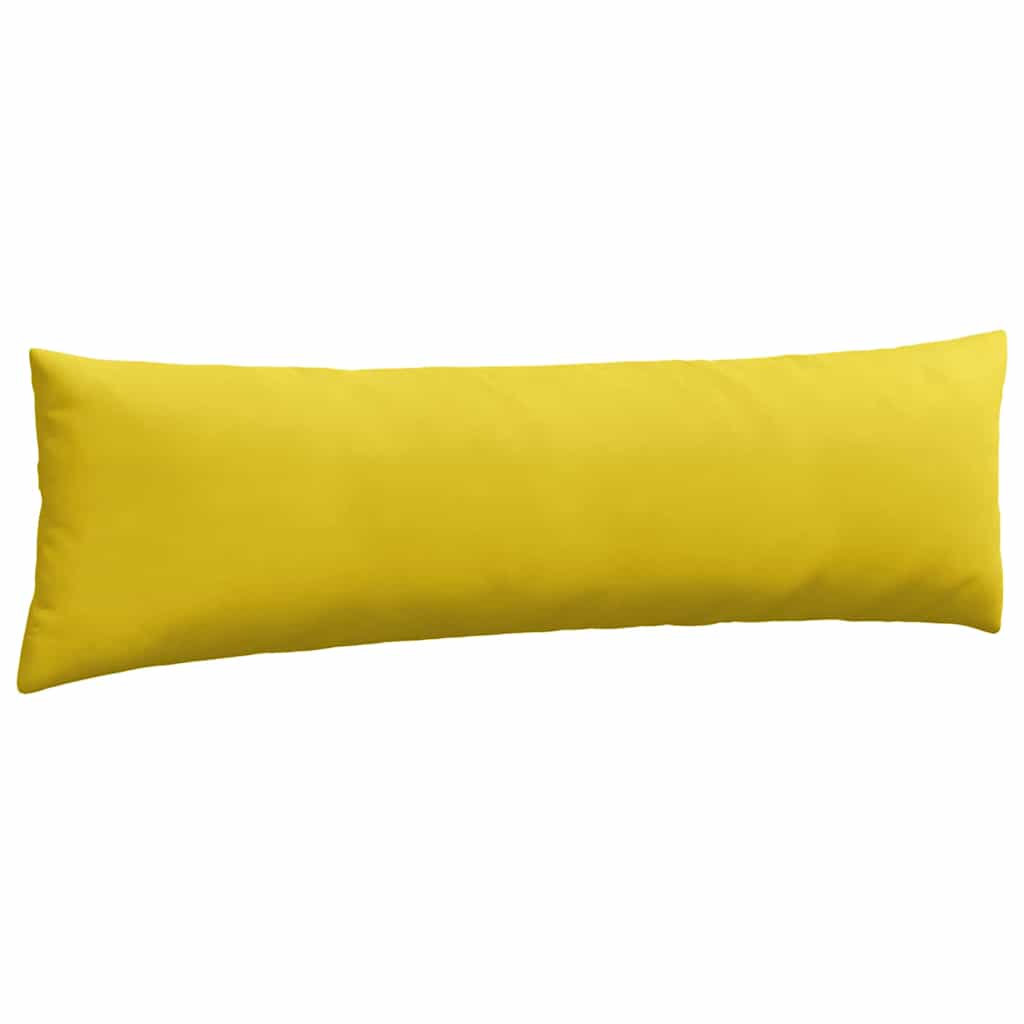 Sofakissen 2 Stück Gelb 145 x 40 cm Cordstoff