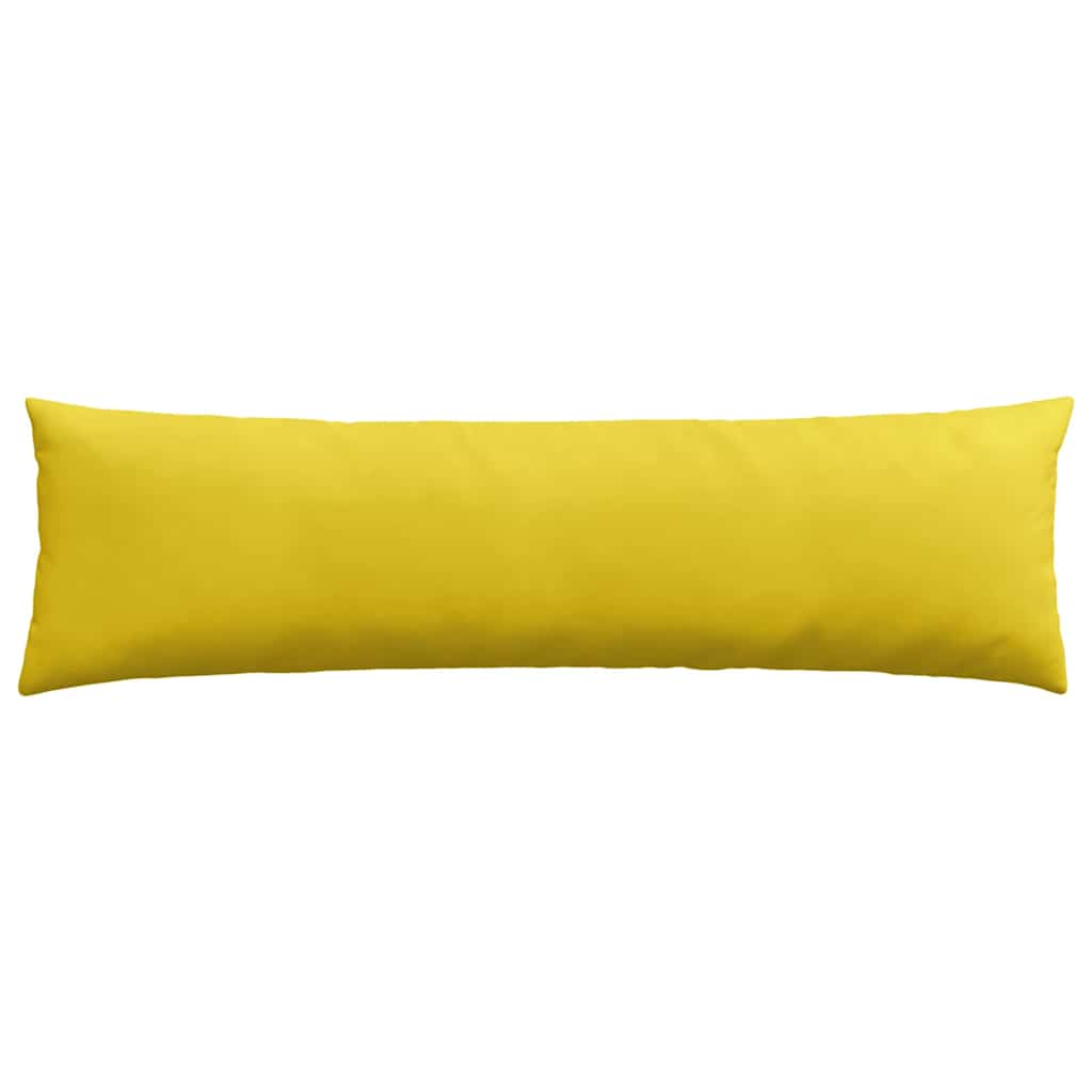 Sofakissen 2 Stück Gelb 145 x 40 cm Cordstoff