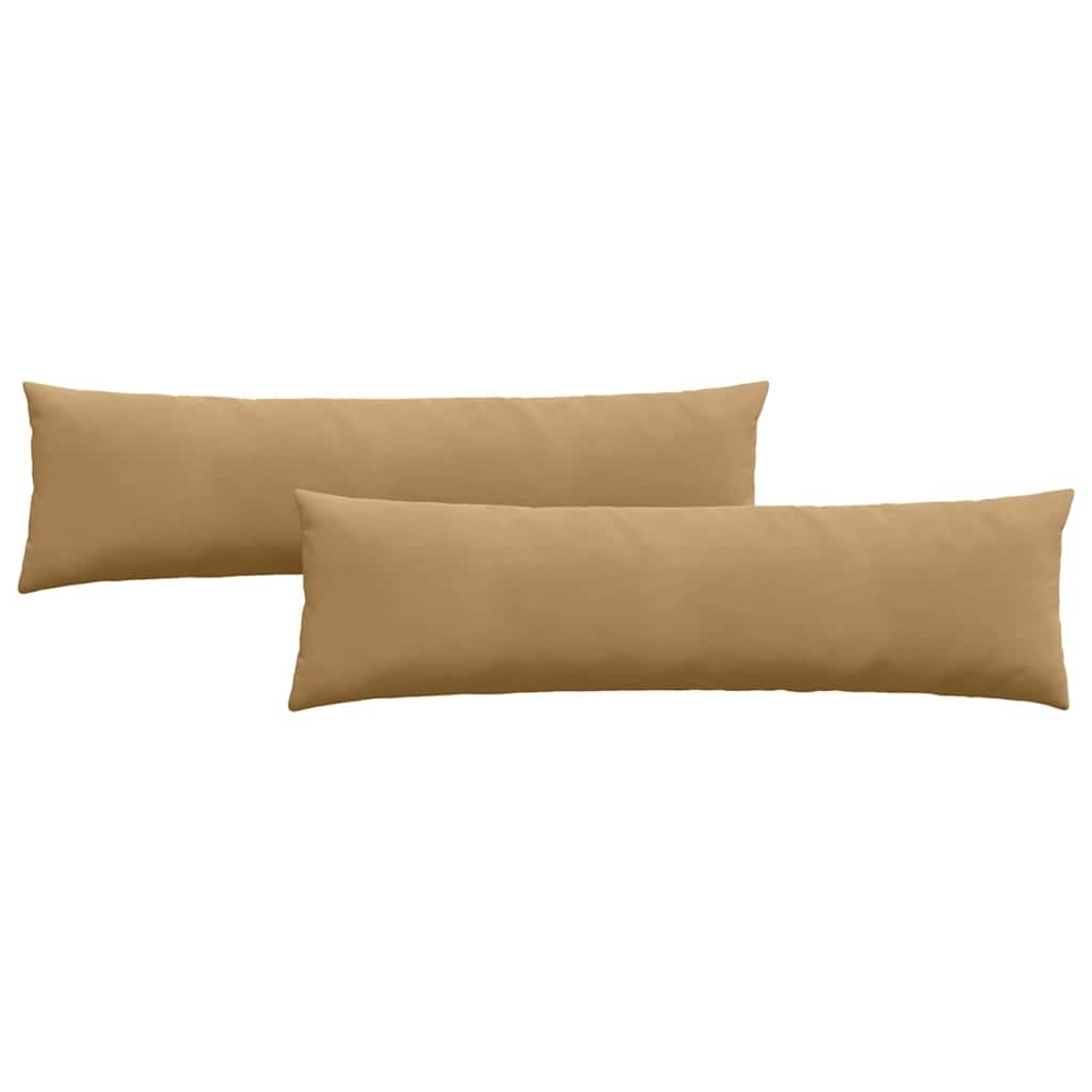 Sofakissen 2 Stück Braun 145 x 40 cm Cordstoff