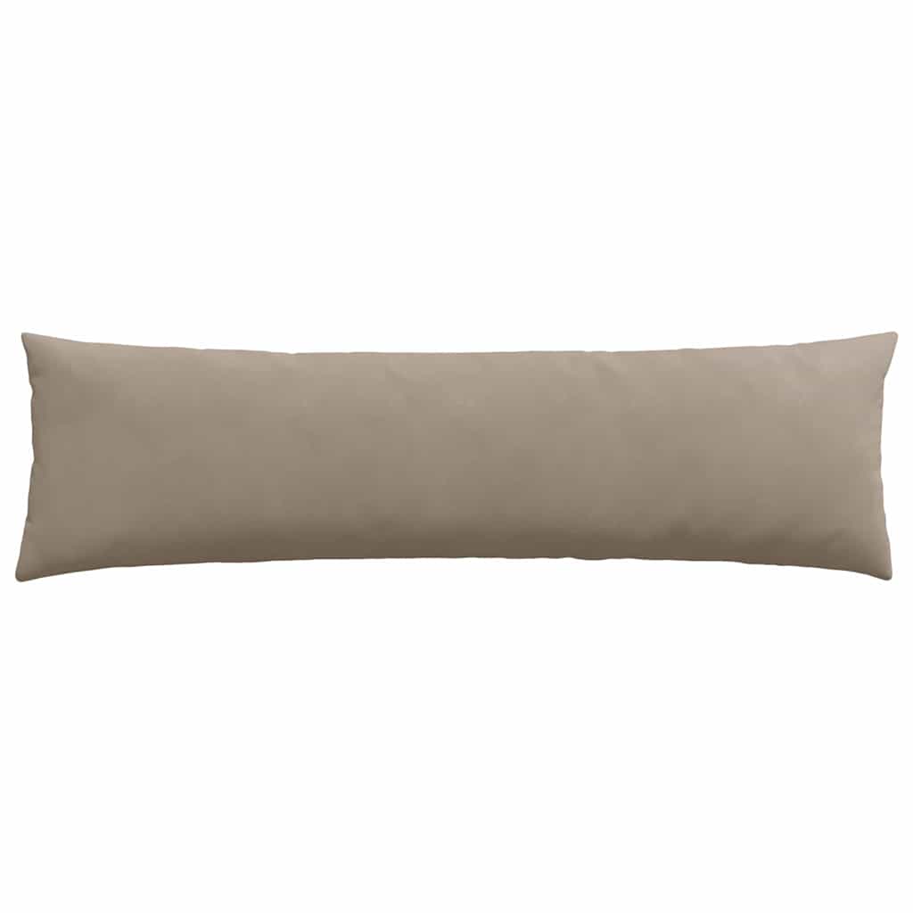 Sofakissen 2 Stück Taupe 145 x 40 cm Stoff