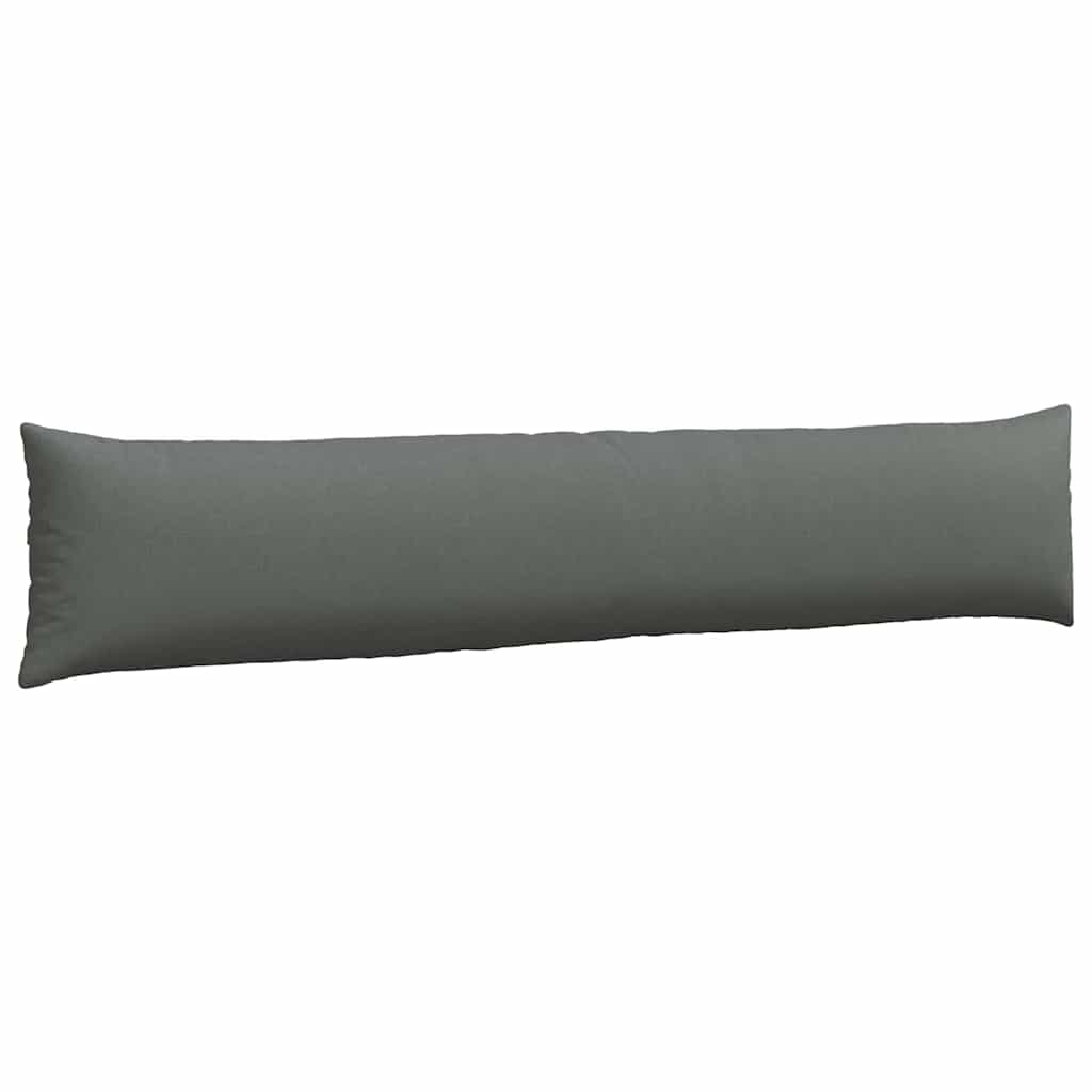 Sofakissen 2 pcs Dunkelgrau 200 x 40 cm Stoff