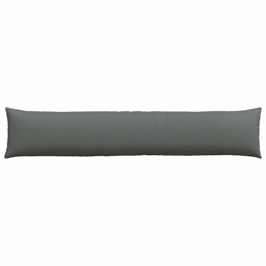 Sofakissen 2 pcs Dunkelgrau 200 x 40 cm Stoff