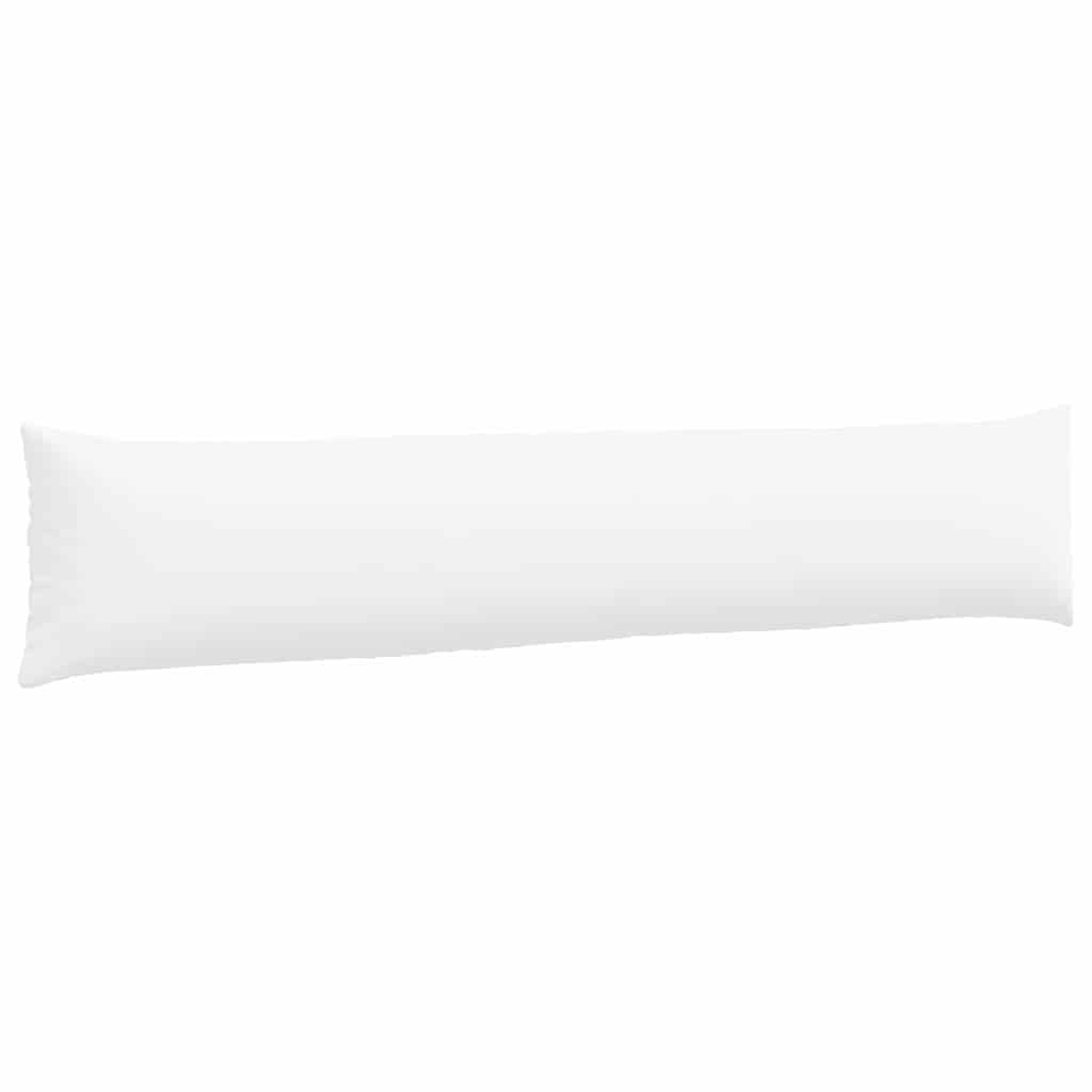Sofakissen 2 pcs Weiß 200 x 40 cm Stoff