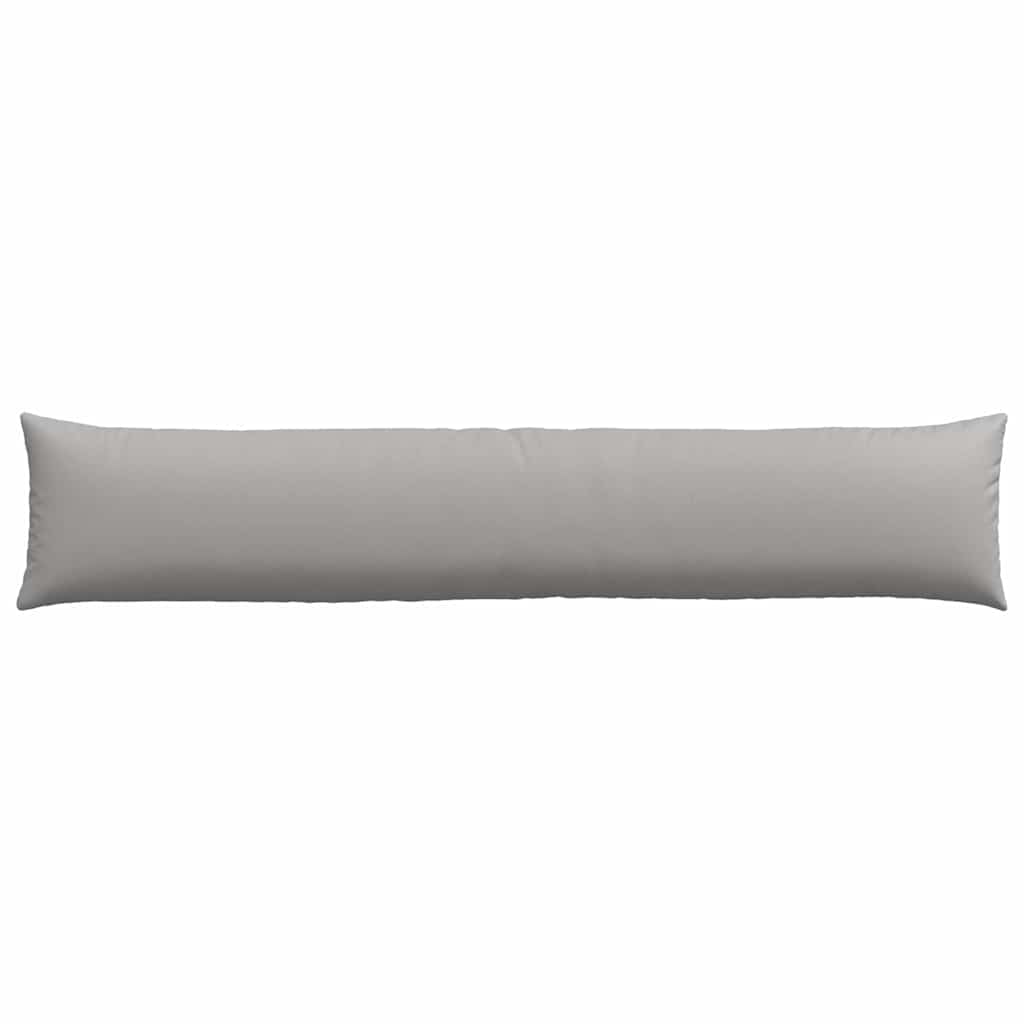 Sofakissen 2 pcs Wolkengrau 200 x 40 cm Stoff
