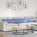 Sofakissen 2 pcs Jeans blau 200 x 40 cm Stoff