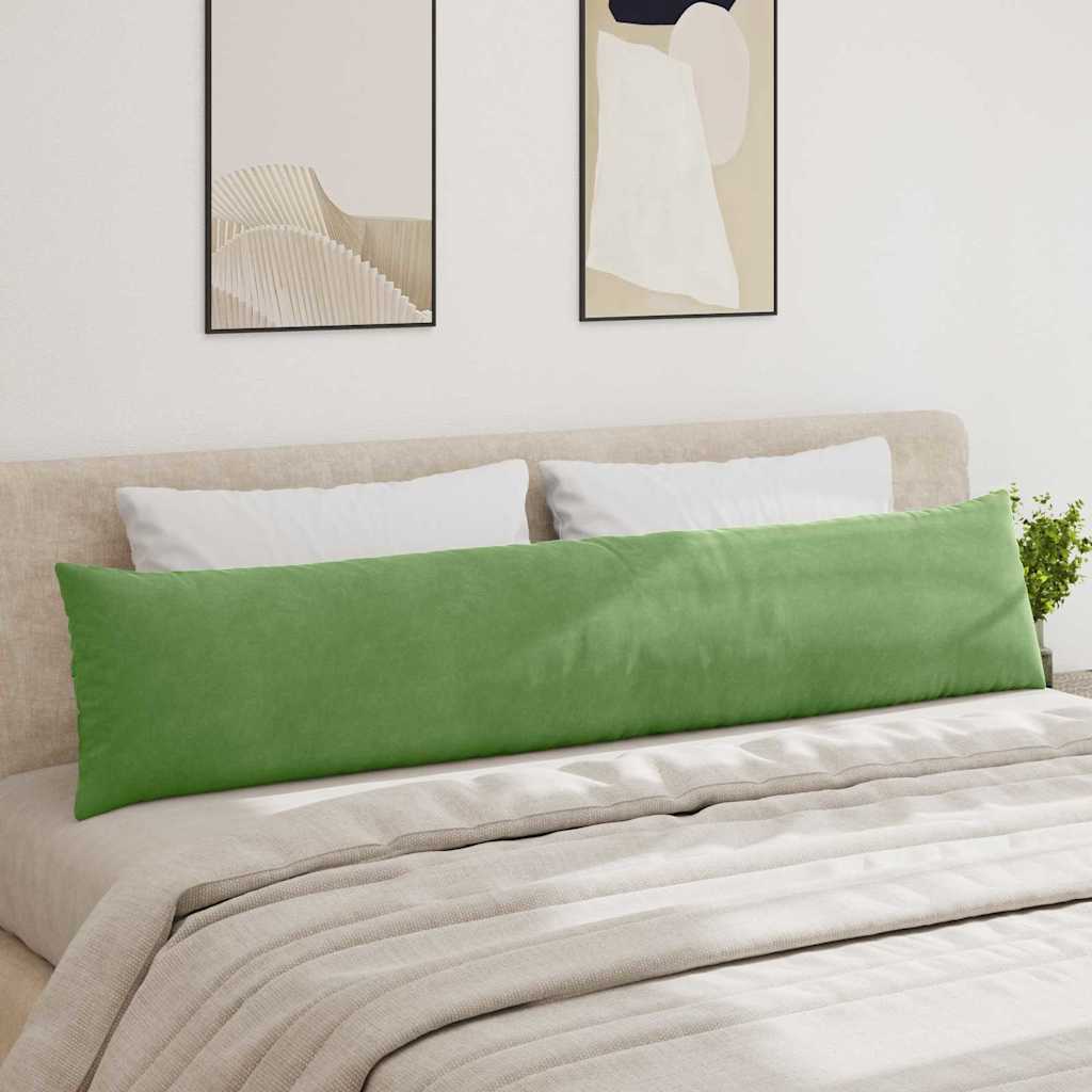 Sofakissen 2 Stück Hellgrün 200 x 40 cm Cordstoff