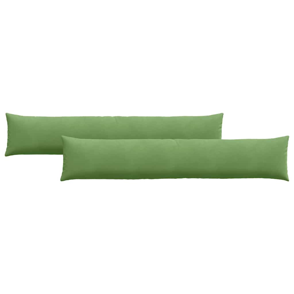Sofakissen 2 Stück Hellgrün 200 x 40 cm Cordstoff