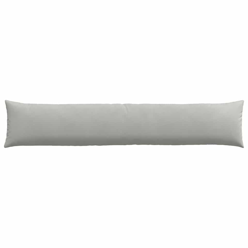 Sofakissen 2 Stück Hellgrau 200 x 40 cm Stoff