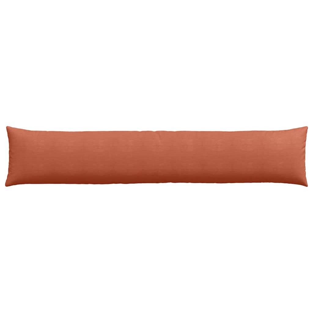 Sofakissen 2 Stück Rot-Orange 200 x 40 cm Cordstoff