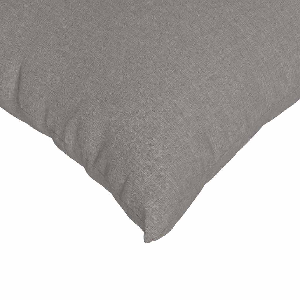 Sofakissen 2 pcs Taupe 45 x 45 cm Stoff