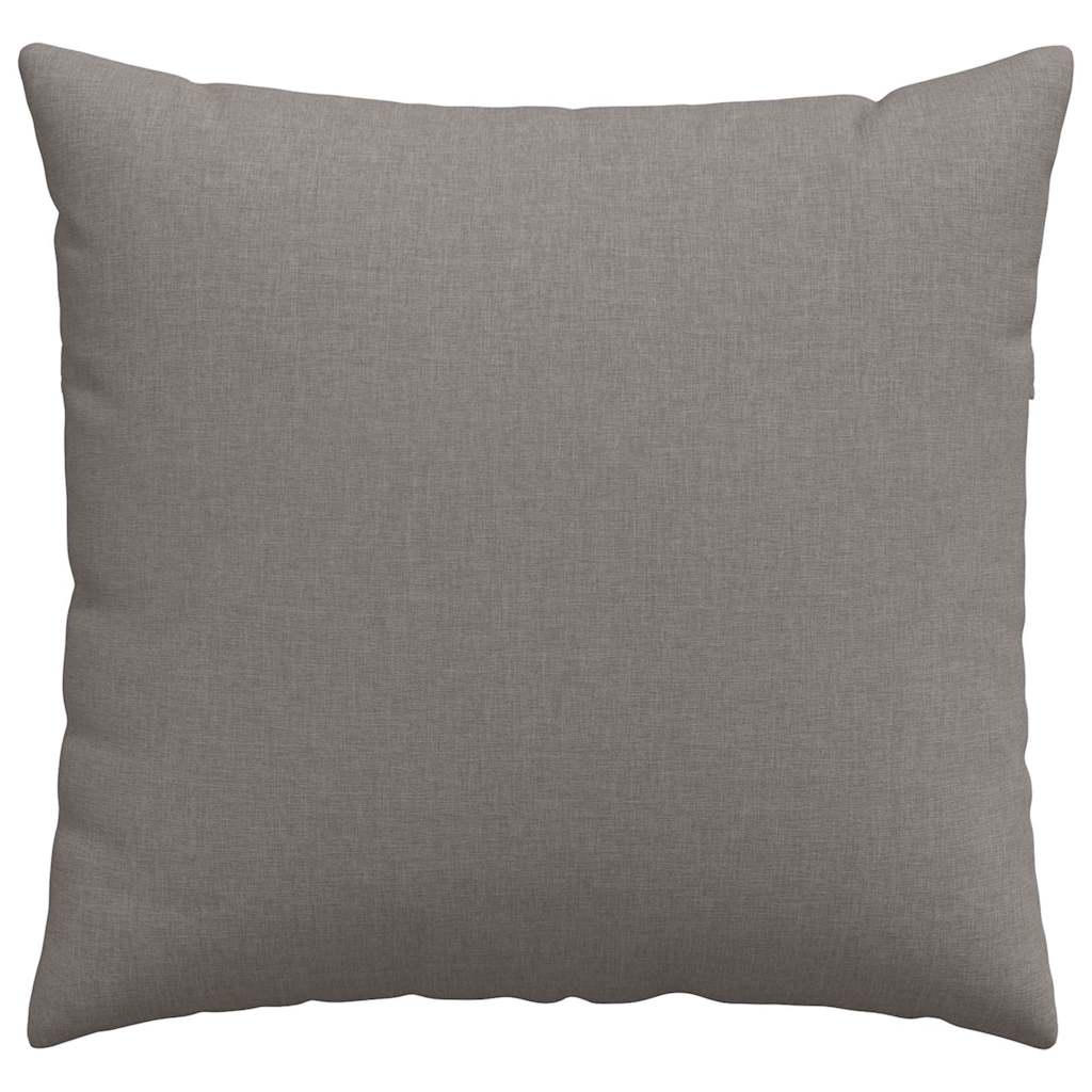 Sofakissen 2 pcs Taupe 45 x 45 cm Stoff