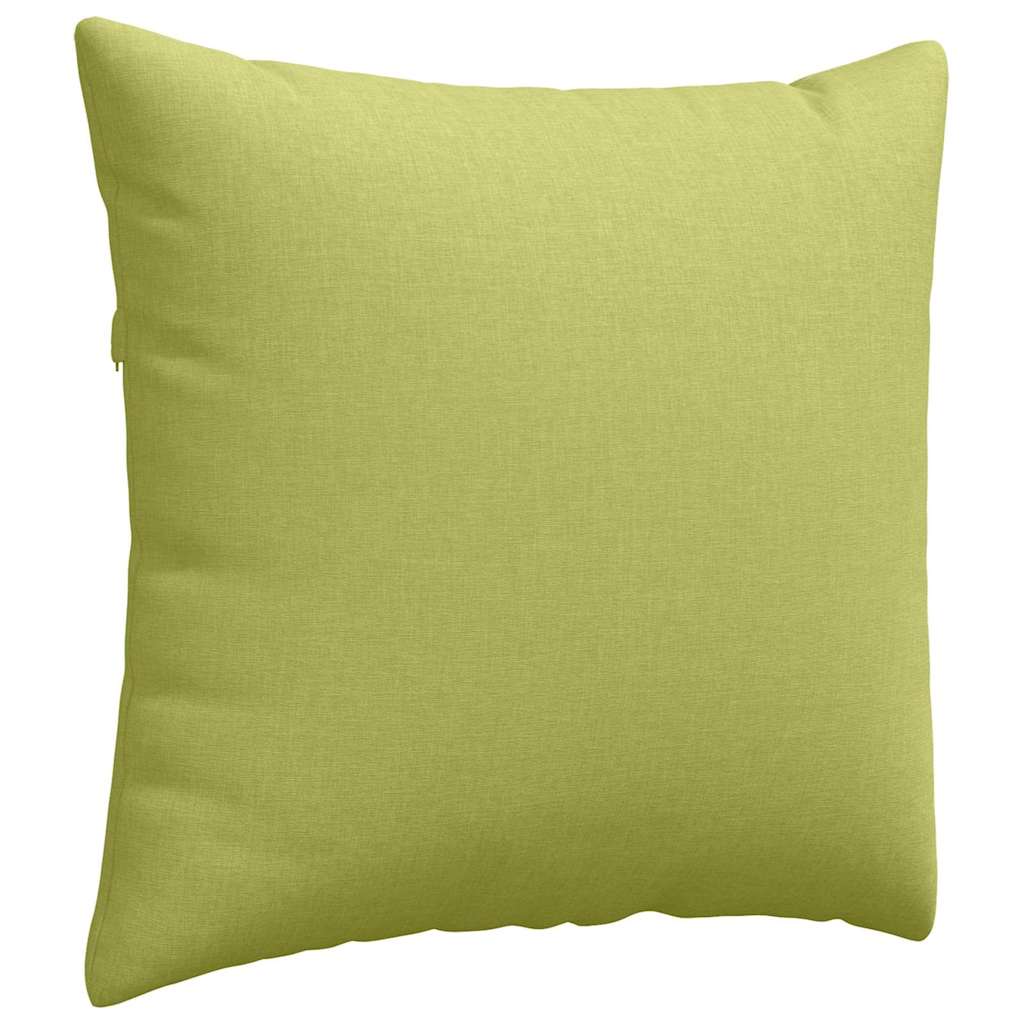 Sofakissen 2 pcs Hellgrün 45 x 45 cm Stoff
