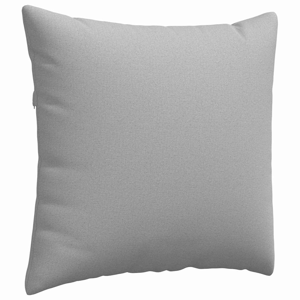 Sofakissen 2 pcs Wolkengrau 45 x 45 cm Stoff