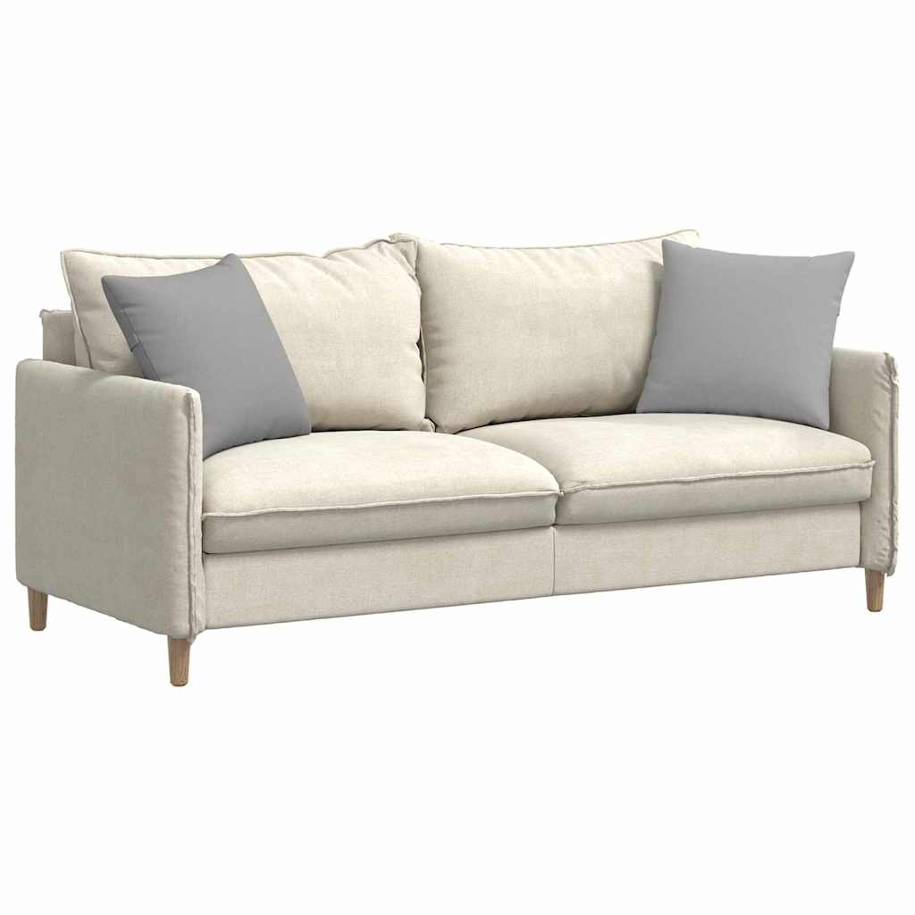 Sofakissen 2 pcs Wolkengrau 45 x 45 cm Stoff