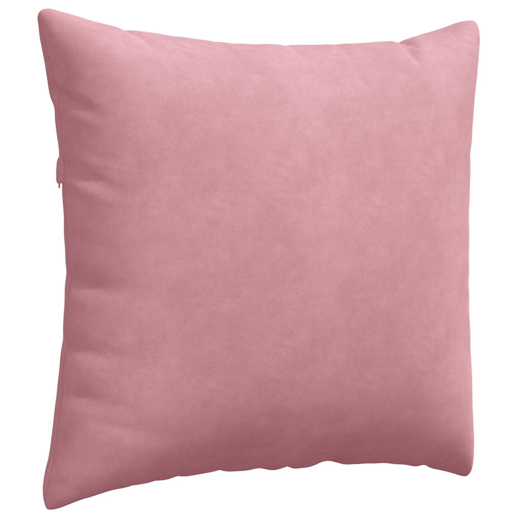 Sofakissen 2 Stück Rosa 45 x 45 cm Cordstoff
