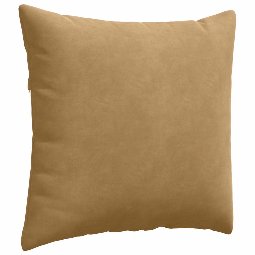 Sofakissen 2 Stück Braun 45 x 45 cm Cordstoff