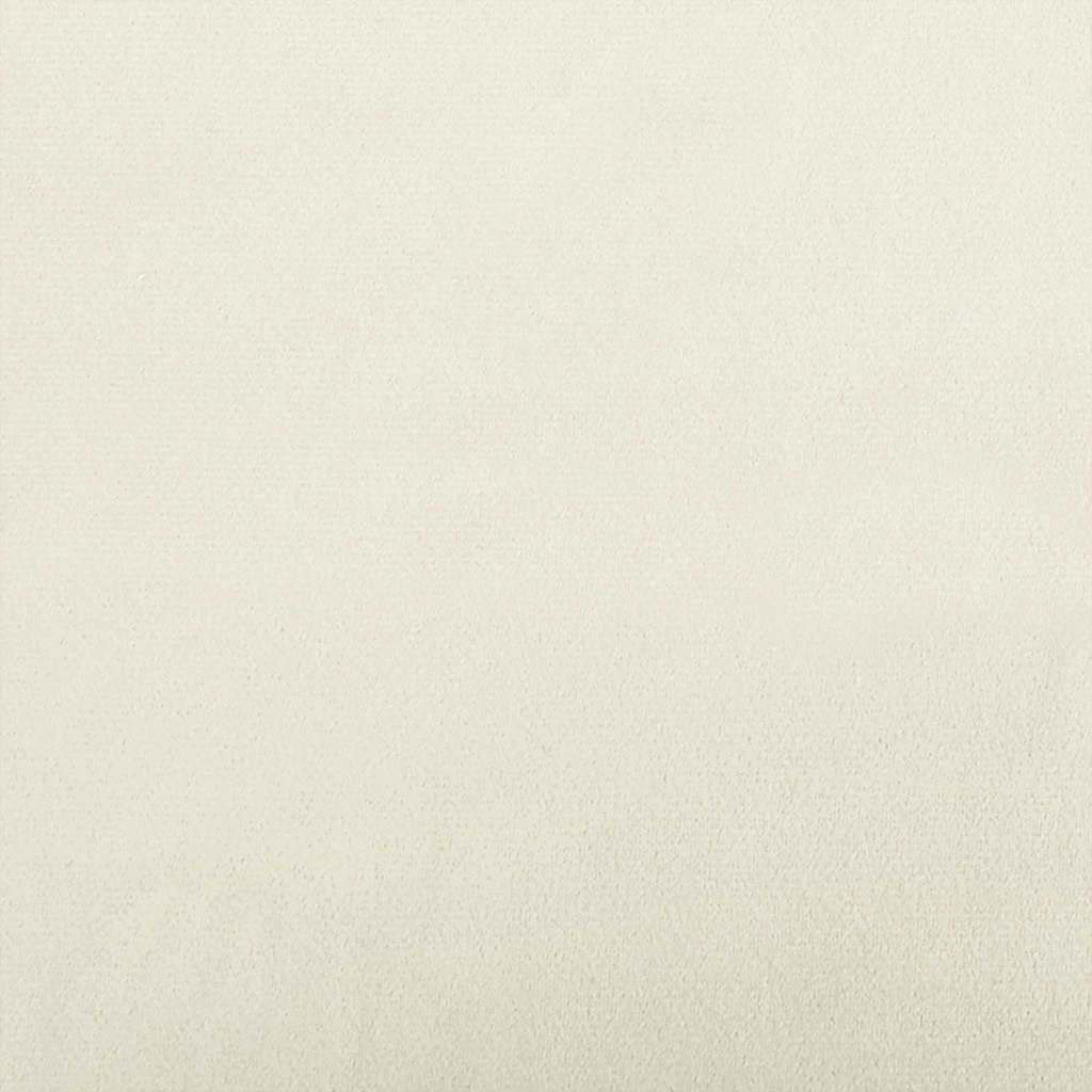 Sofakissen 2 Stück Creme 45 x 45 cm Cordstoff