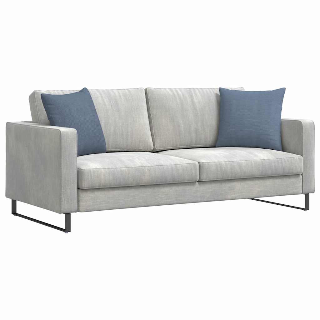 Sofakissen 2 Stück Blau 45 x 45 cm Cordstoff