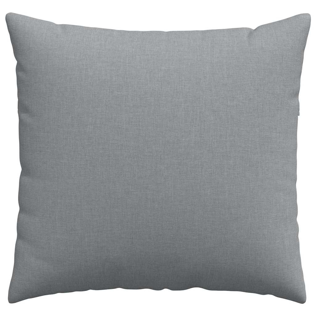 Sofakissen 2 pcs Hellgrau 50 x 50 cm Stoff