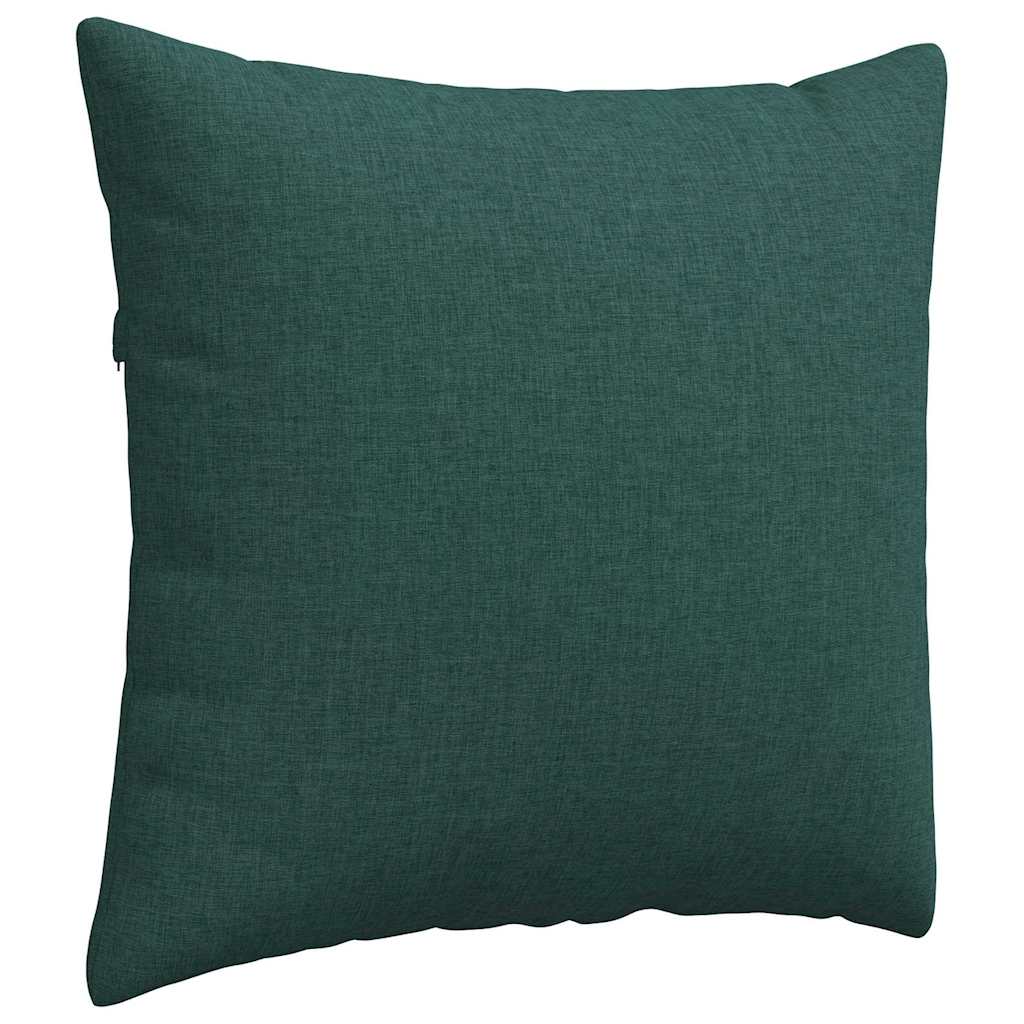 Sofakissen 2 pcs Dunkelgrün 50 x 50 cm Stoff