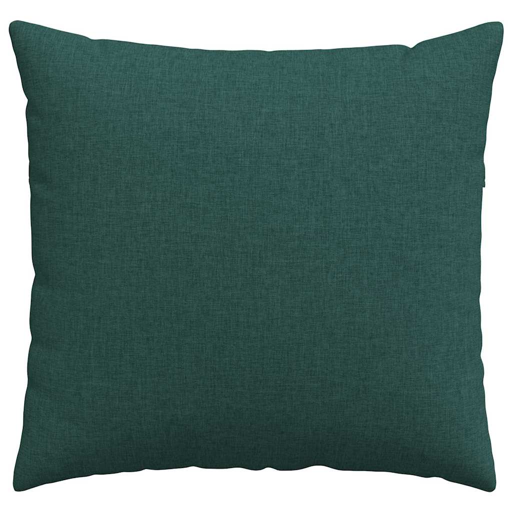 Sofakissen 2 pcs Dunkelgrün 50 x 50 cm Stoff