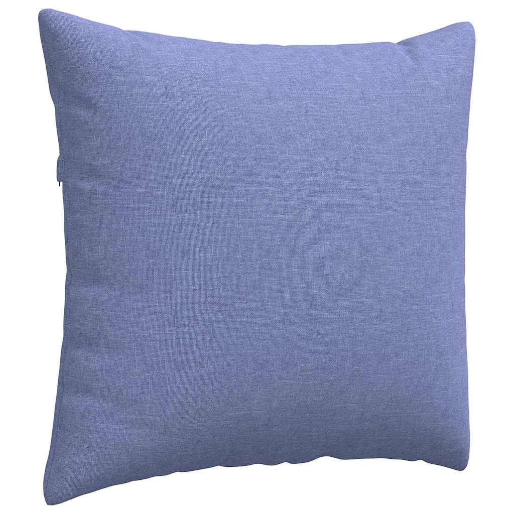 Sofakissen 2 pcs Jeans blau 50 x 50 cm Stoff