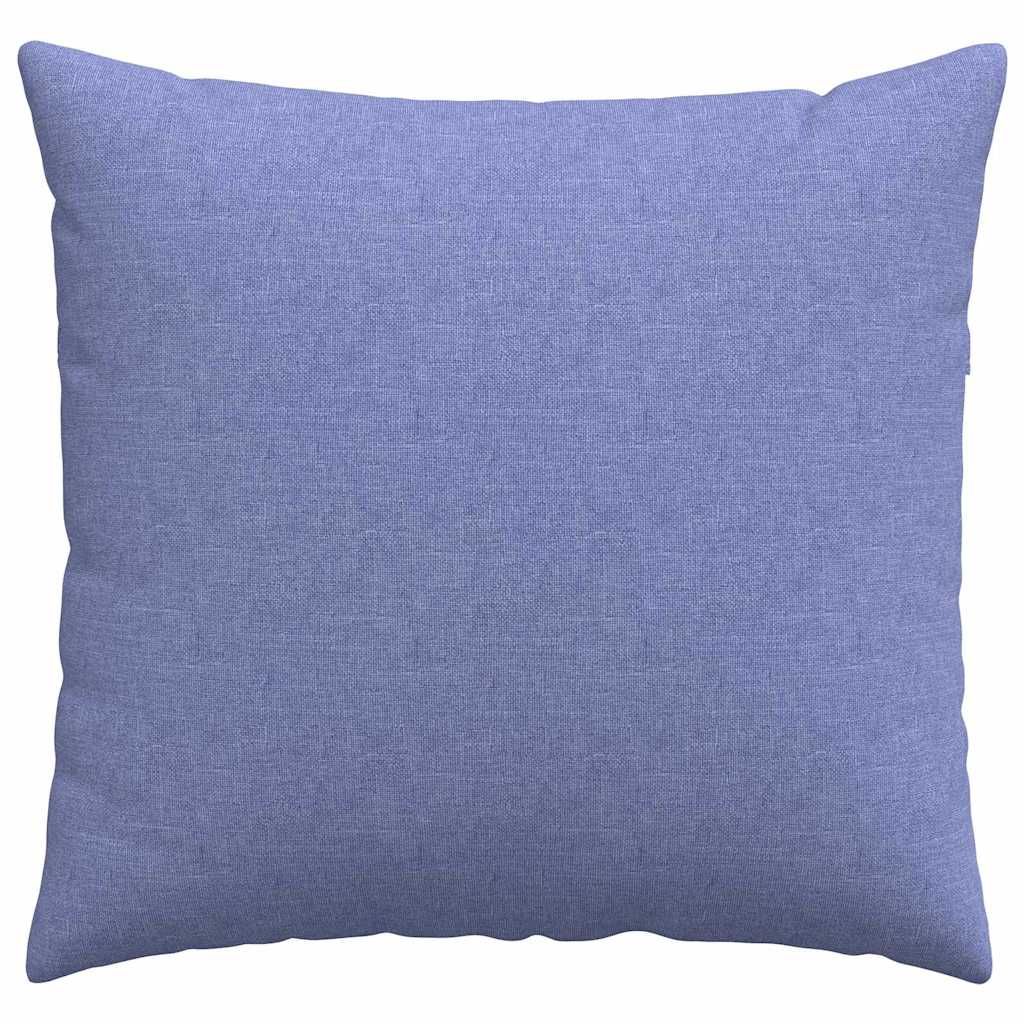 Sofakissen 2 pcs Jeans blau 50 x 50 cm Stoff