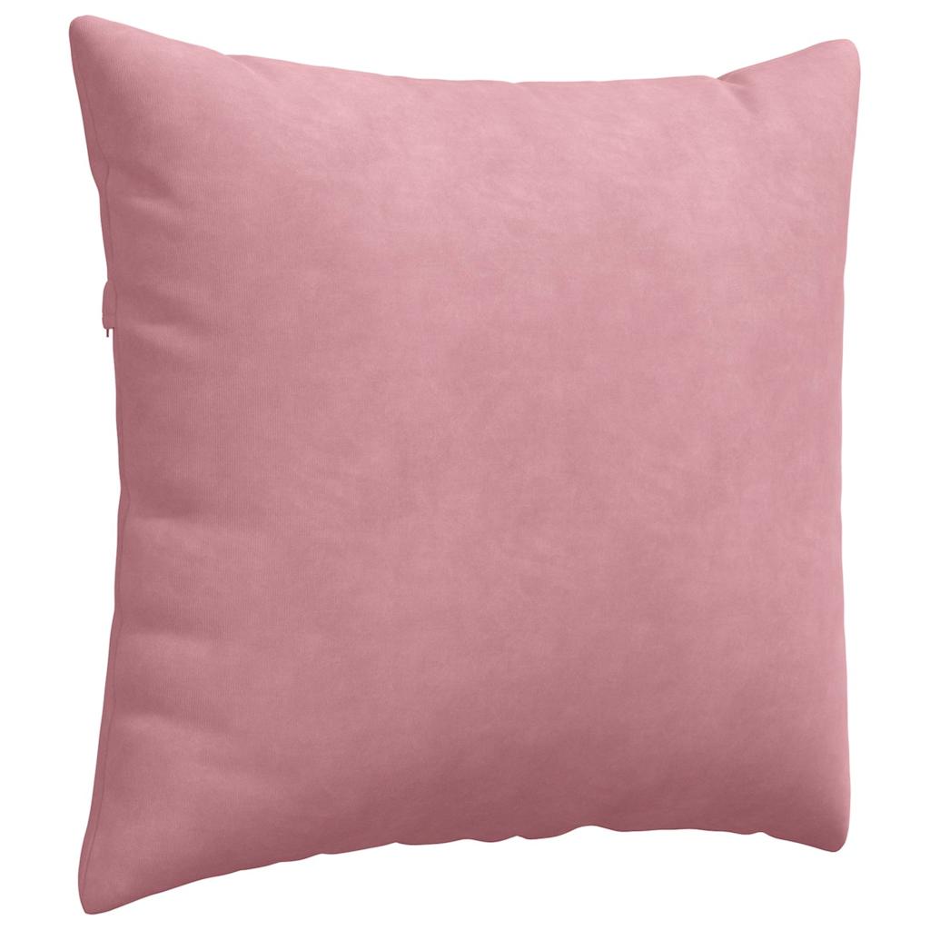 Sofakissen 2 Stück Rosa 50 x 50 cm Cordstoff