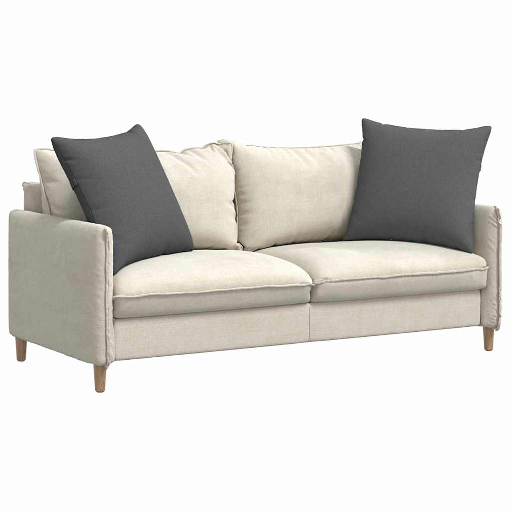 Sofakissen 2 pcs Dunkelgrau 60 x 60 cm Stoff