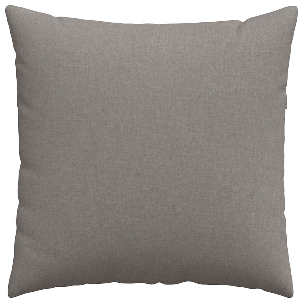 Sofakissen 2 pcs Taupe 60 x 60 cm Stoff
