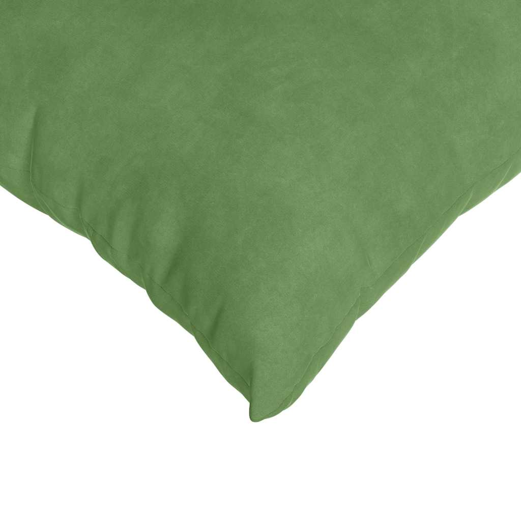 Sofakissen 2 Stück Hellgrün 80 x 80 cm Cordstoff