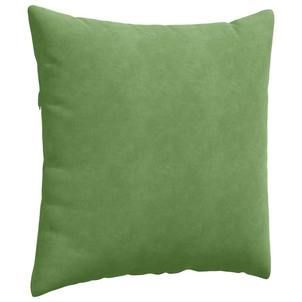 Sofakissen 2 Stück Hellgrün 80 x 80 cm Cordstoff